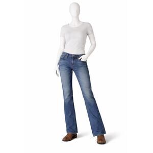 Wrangler Retro Relaxed Boot Jeans Womens Size 12 26x28 Medium Wash Western Denim